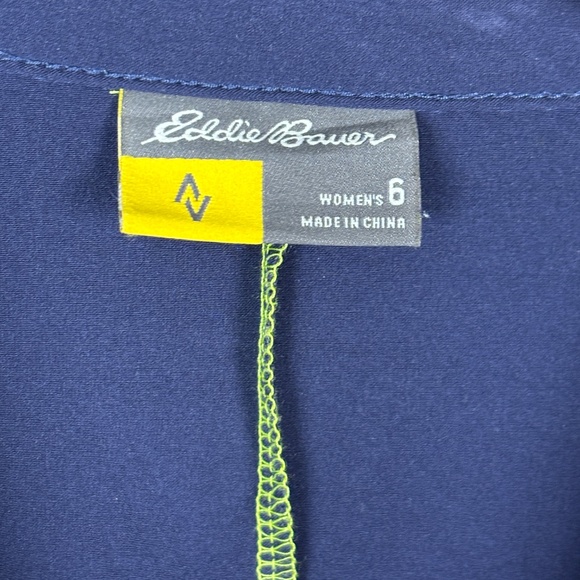 Eddie Bauer Women Departure Travel Utility Blazer Jacket Sz 6 Stretch Comfort - Picture 9 of 14